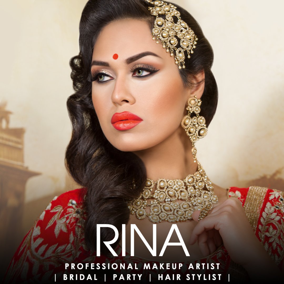 Discover the bridal makeup and hair looks created by #RinaMakeupArtist! Be inspired for your big day on Asiana Wedding Magazines, available to read online on mag.asiana.tv and on Android / ios phones on asiana.tv/asianaapp.php #asianwedding #asianweddingmakeup