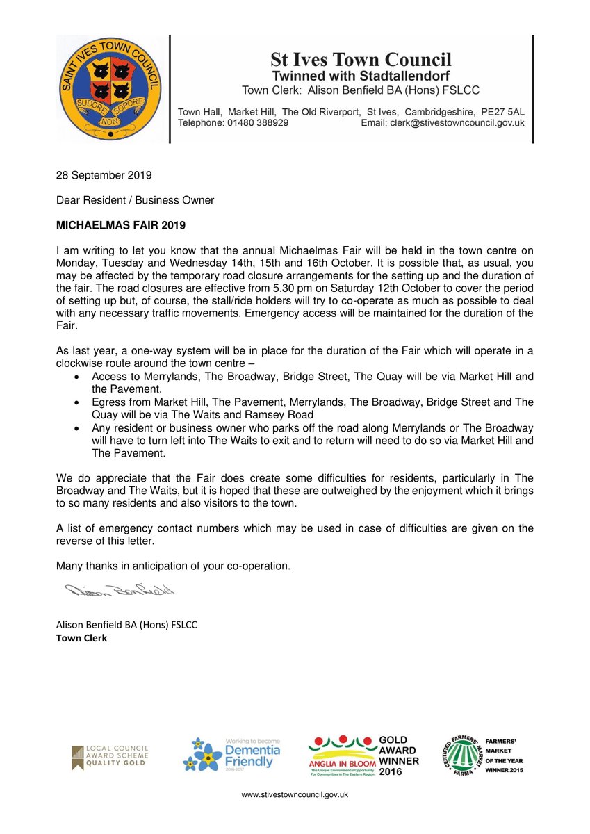 St Ives Town Council tweet media