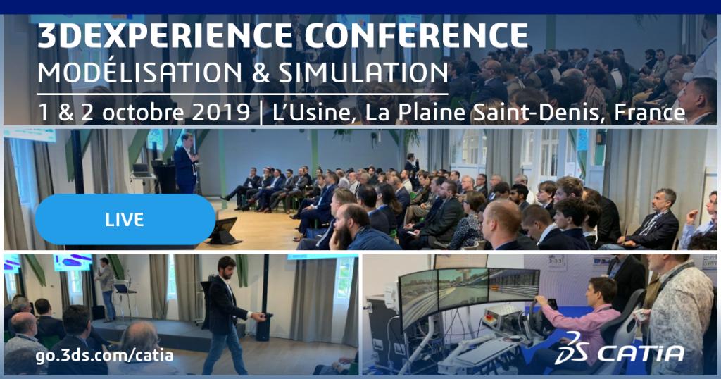 3DSCATIA's tweet image. C’est parti pour le début des conférences sur #ModSim19 !
Suivez l’événement aujourd’hui et demain sur la CATIA User Community, sur ce post mis à jour en live
go.3ds.com/uTU
#3DEXPERIENCE