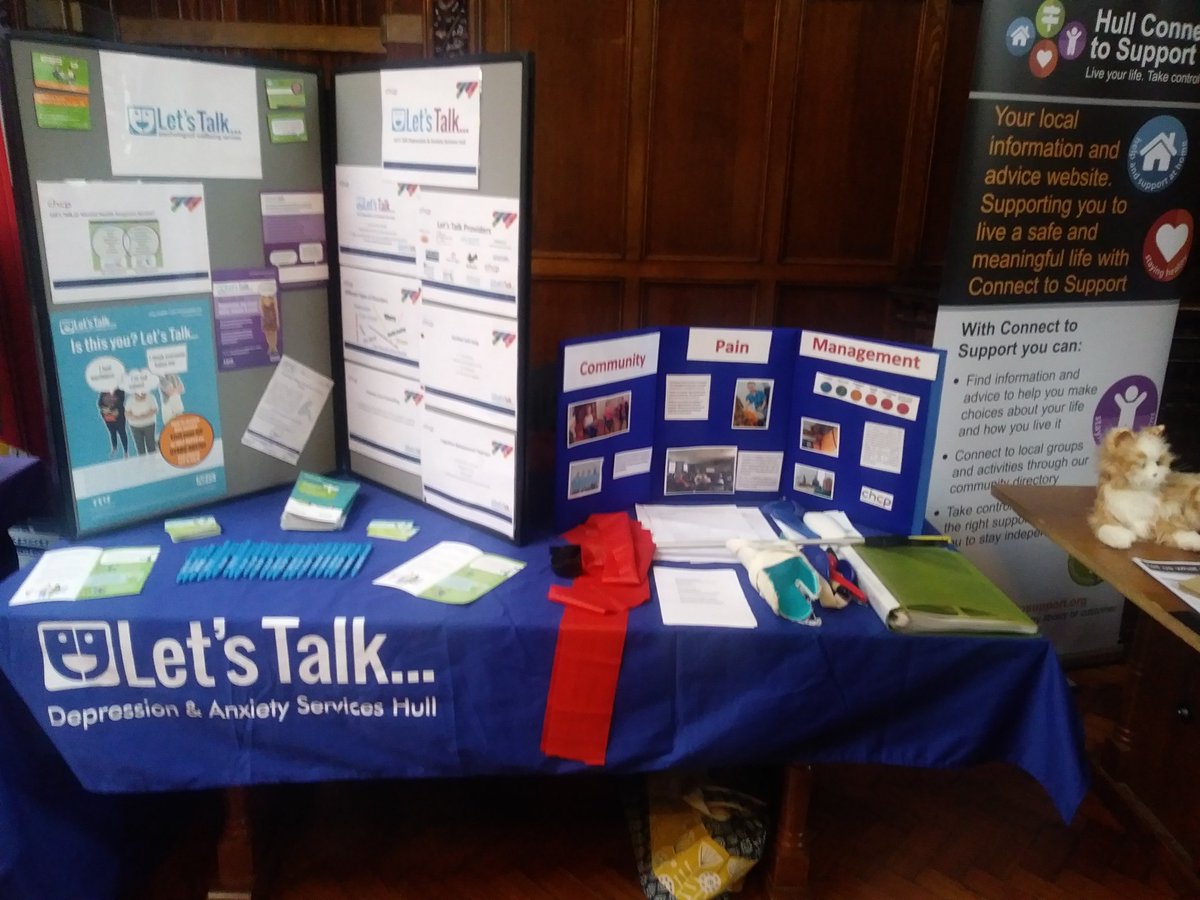 Let's Talk and Pain Management at Hulls Older Peoples celebration event