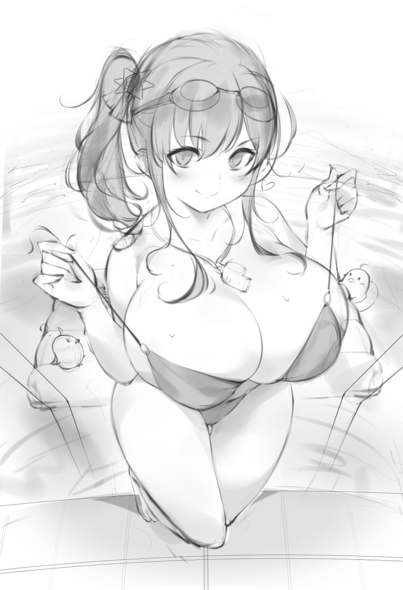 ザラのラフが完成しました。
現在、線画を進めています^^
ザラの持つ、「エッチなお姉さん」な雰
囲気を感じていただければ嬉しいです。

#ザラ #アズレン 