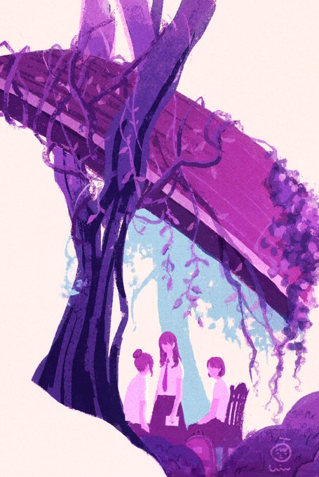 「黒髪 紫」のTwitter画像/イラスト(新着)｜4ページ目