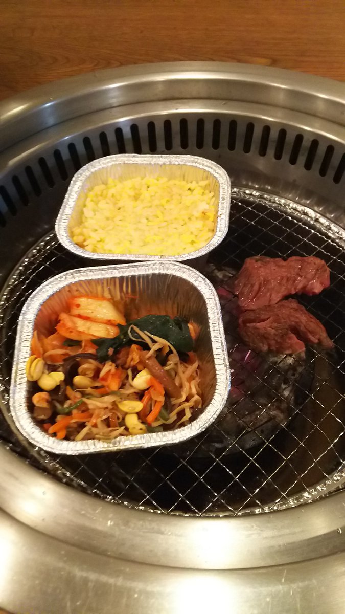 アコマリる On Twitter 網焼きチーズビビンバを作りました すたみな太郎