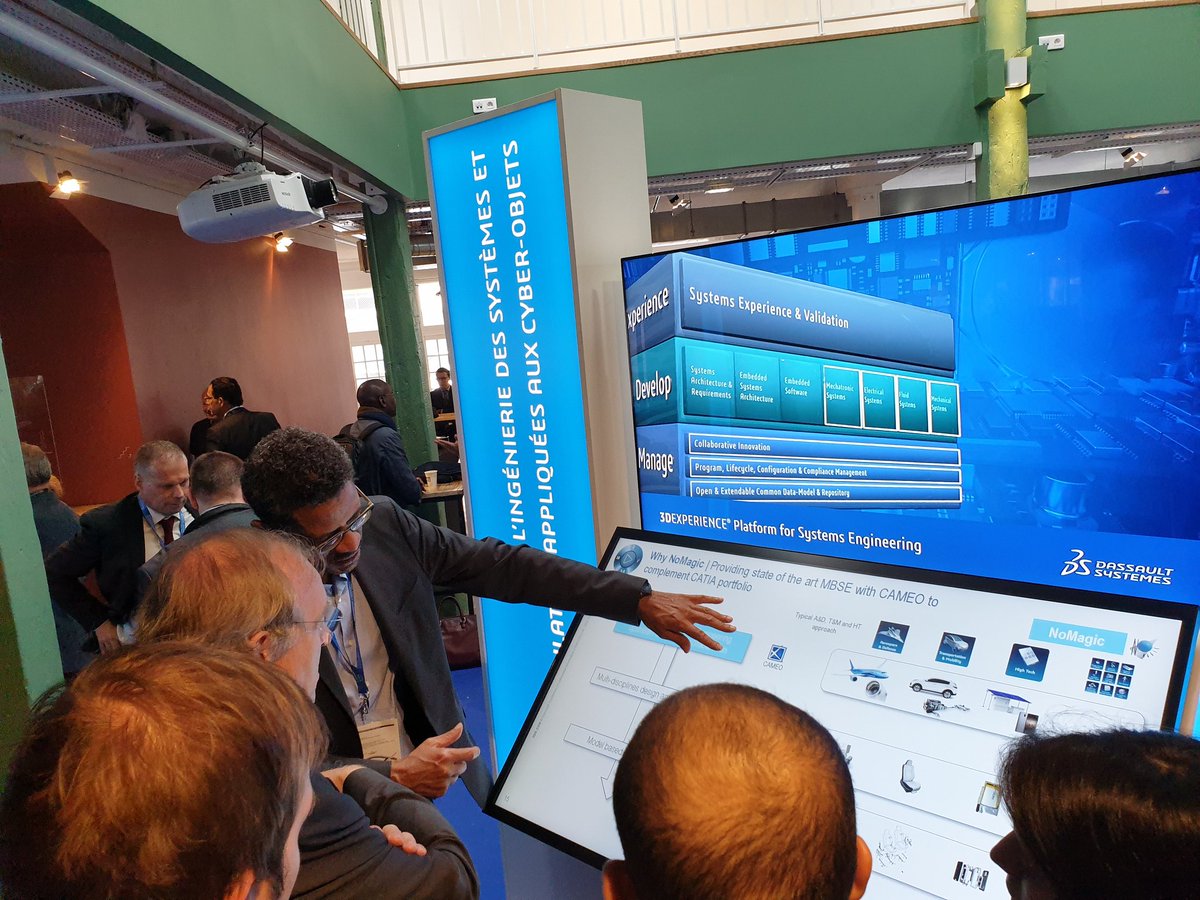 AnneFreund's tweet image. Why #NOMAGIC? Discover state of the art #MBSE au #ModSim19, to design &amp;amp; experience systems of systems. @3DSCATIA
