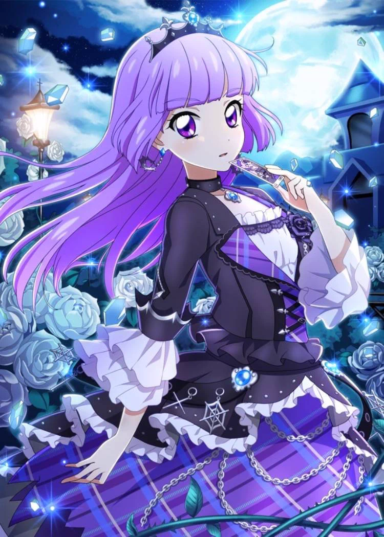 超貴重】アイカツ! 氷上スミレ いばらの女王 幻想少女帯 プレイマット