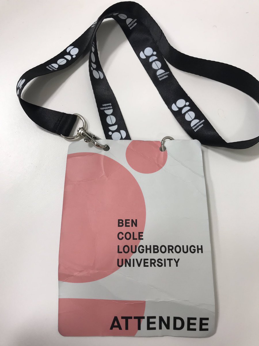 BenCole9's tweet photo. A few people have asked me ‘how was @gcec2019 then?’  I think the best answer is the crumpled wreck that is my delegate pass.  #GCEC #Stockholm I salute you... https://t.co/vt5VYanedY