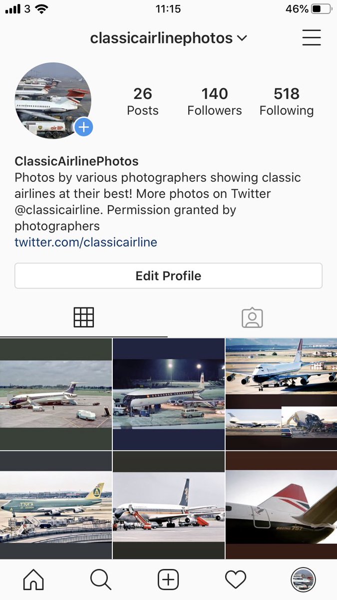 Now on Instagram as ‘classicairlinephotos’....... feel free to follow. Not leaving twitter just expanding!