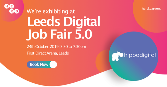 Hippo Digital is attending the Leeds Digital Job Fair. herd.careers
 #leeds #digital #hippodigitaluk