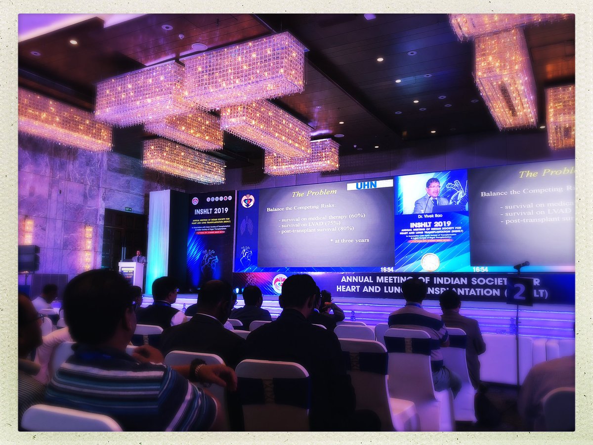JeffTeuteberg's tweet photo. Vivek Rao addressing a very difficult issue in transplant, primary graft dysfunction.  Despite much progress it remains a vexing problem!  @ishlt Donors, recipients, and management all bring potential risk to the table. #InSHLT https://t.co/5XTeyWDQ5T