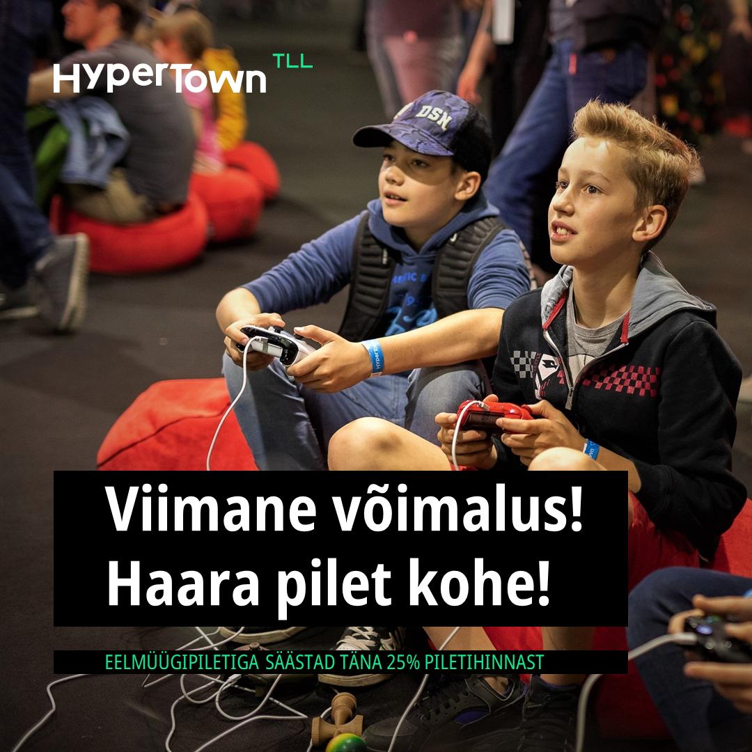 (ENG below)
HyperTowni eelmüügipiletiga säästad täna 25% piletihinnast. Haara pilet kohe!
hypertown.pro/ee
--
With the special HyperTown Early Bird offer save up to 25% when buying your ticket today. Get your ticket now!
hypertown.pro