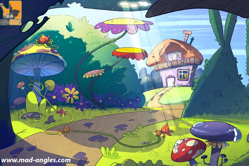 MadAngles3's tweet photo. Fairy tale house in the middle of the forest surrounded by trees, mushrooms and flowers.
#MadAngles, #Animation, #Animations, #AnimationArt, #Art, #WhiteBoardAnimation, #BackgroundStory, #StoryBoard, #Animationmeme, #AnimationNews, #Animationartist, #vfx, https://t.co/FsFxDH4wgr