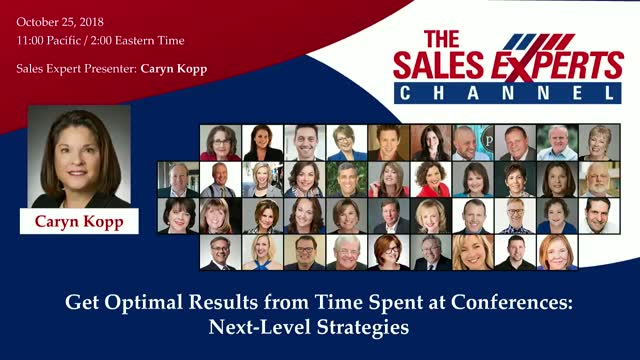 salesreinvented's tweet photo. Get Optimal Results from Time Spent at Conferences: Next-Level Strategies. Great webinar from Caryn Kopp, discussing how to maximize your ROI will attending conferences https://t.co/DdzpKyIGTH #sales #conferenceROI @TheSalesXperts @ChiefDoorOpener https://t.co/wtZ67X9VQb