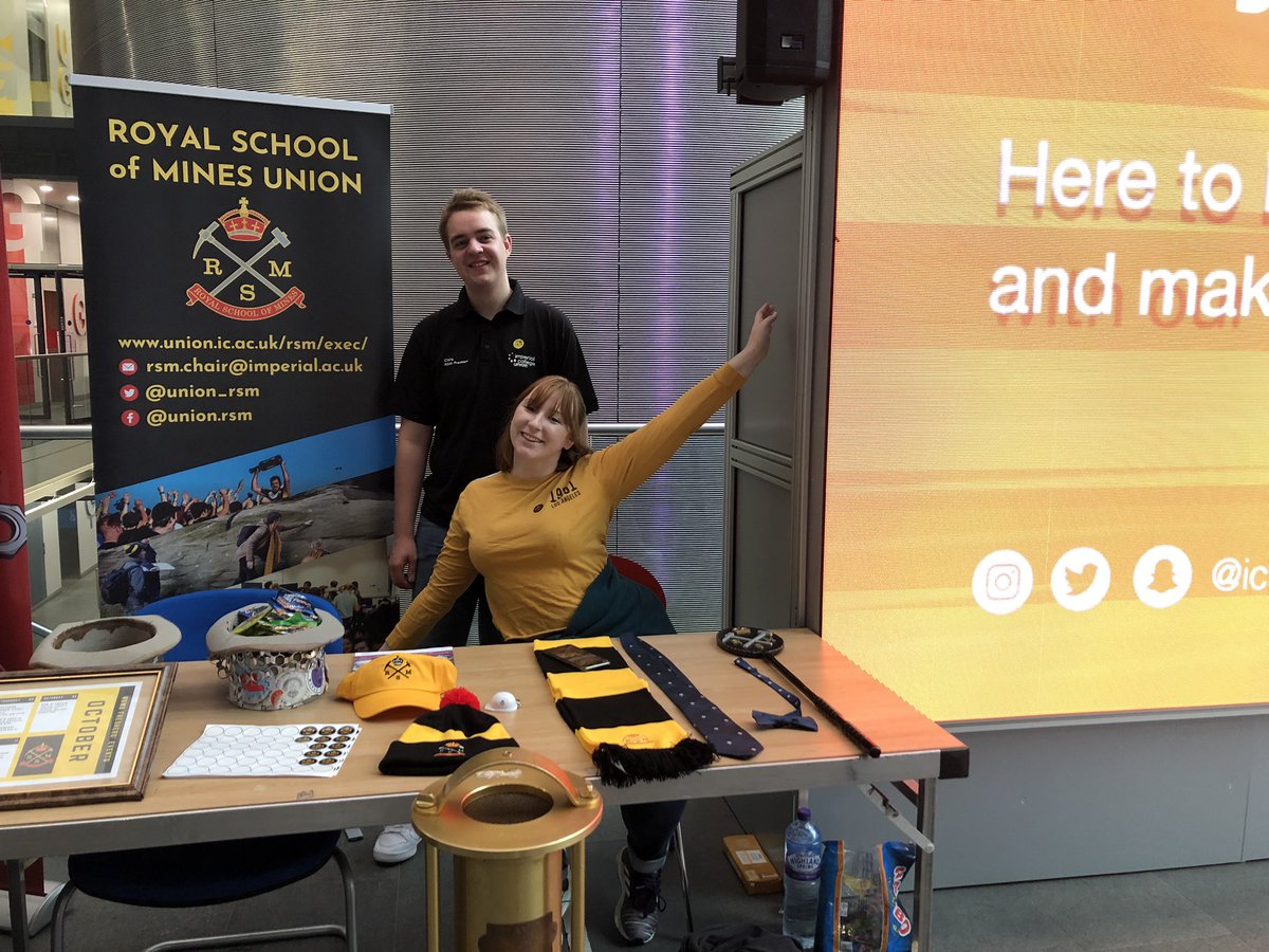 union_rsm's tweet photo. Come along to our stand at Welcome Fair (we’re inside the Main Entrance, by the Business School) to learn more about our plans for Freshers Week and what we do for our members! ⚒ #OurImperial #HelloICU https://t.co/br9zYUtzpR