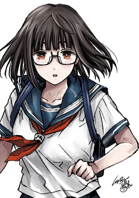 メガネキャラのtwitterイラスト検索結果