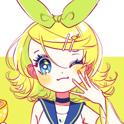 鏡音リン 「<[ リンちゃん ]#鏡音リン 」|🍌ᴍᴇʀᴜʀɪɴ🍊のイラスト