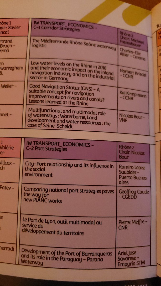 Ramiro1000LS's tweet image. @PuertoBsAs It&apos;s about to start the presentation about &quot;city -port relationship and its influencein social environment&quot; at 14:00hs Rhône 2  C-2 Port Strategies ar @2019Smart Lyon #sustainableport @PIANC1 #transporteconomics