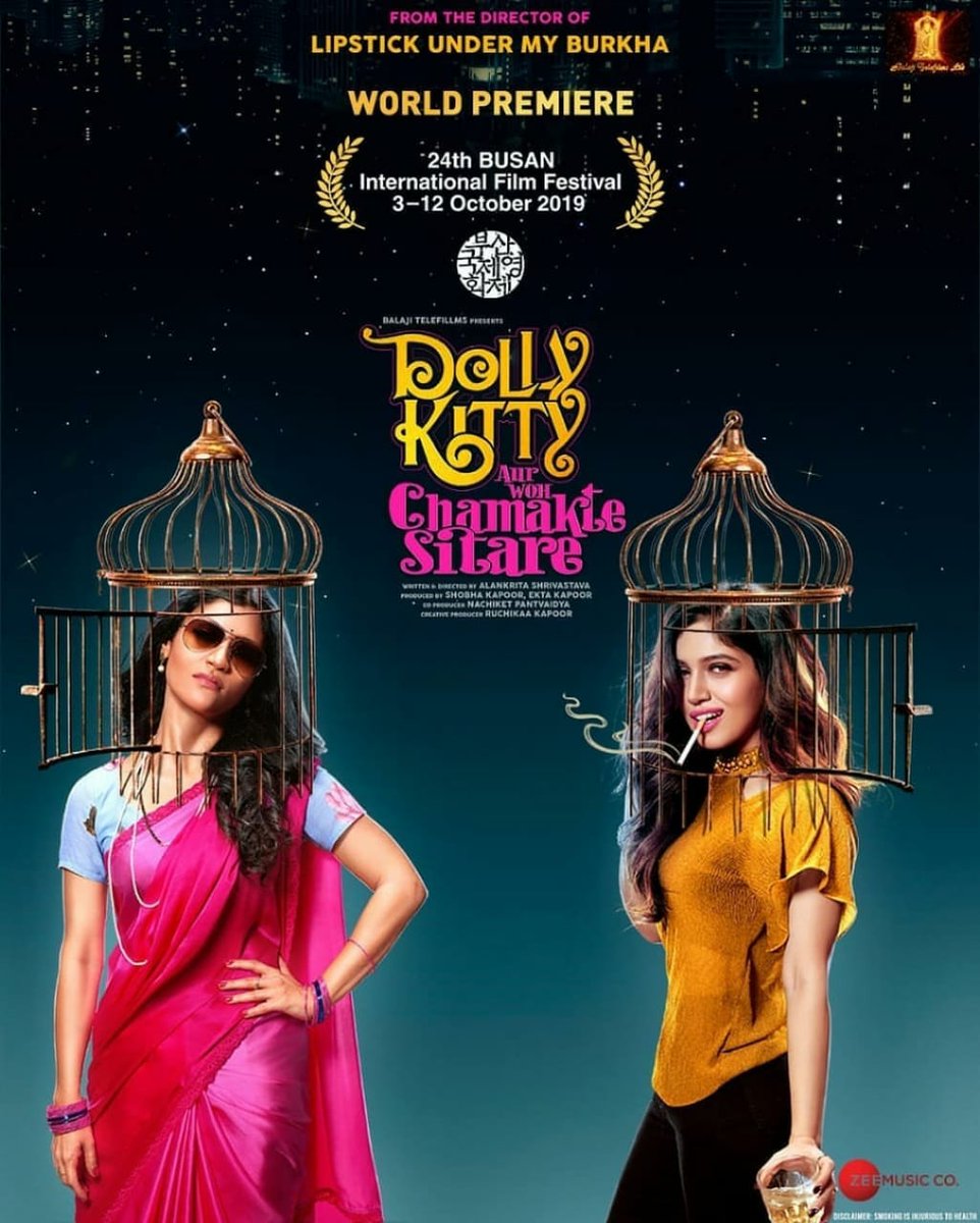 DollyKittyMovie's tweet photo. The stars are ready to shine! ✨✨ From the director of Lipstick Under My Burkha, #DollyKittyAurWohChamakteSitare is all set to Premiere at the 24th Busan International Film Festival! https://t.co/nB3qdRZm7f