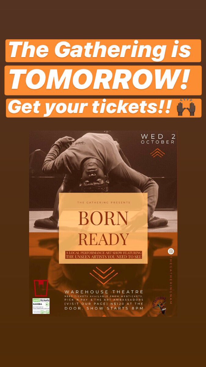Tomorrow night at the Warehouse Theatre 🙌🏿🗣🎤🔥 

<a href="/TheGatheringNam/">The Gathering</a> 📌