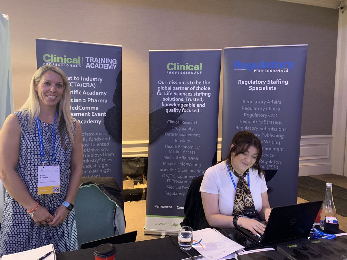 CPSarahG's tweet photo. Great 2nd day so far at #TOPRASym19 Been great catching up with familiar and new faces - come visit us on stand 22! #regulatory #clinicaltrials #CPL https://t.co/E2Ei1P6cSv