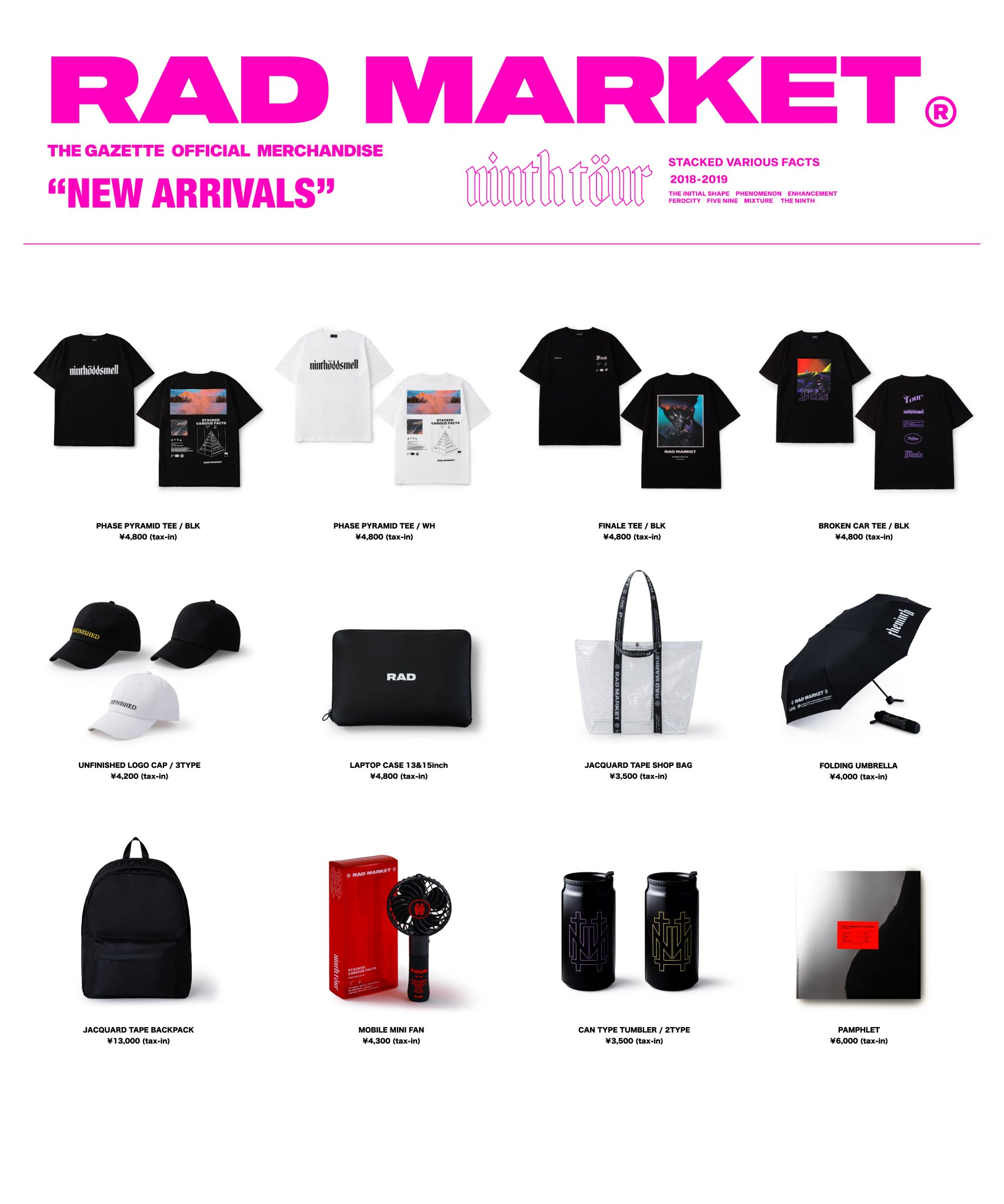 RAD MARKET By BM в X: „『LIVE TOUR18-19 THE NINTH TOUR FINAL RAD MARKET By BM в X: „『LIVE TOUR18-19 THE NINTH TOUR FINAL