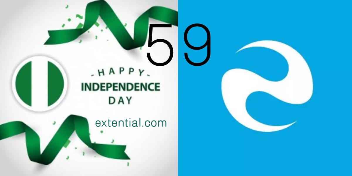 ExtentialTech's tweet image. Happy Independence Day!
#nigeria #happyindependenceday #NigeriaAt59 #October1st #ProudlyNigerian #naijaat59 #WeAreOnTrack
