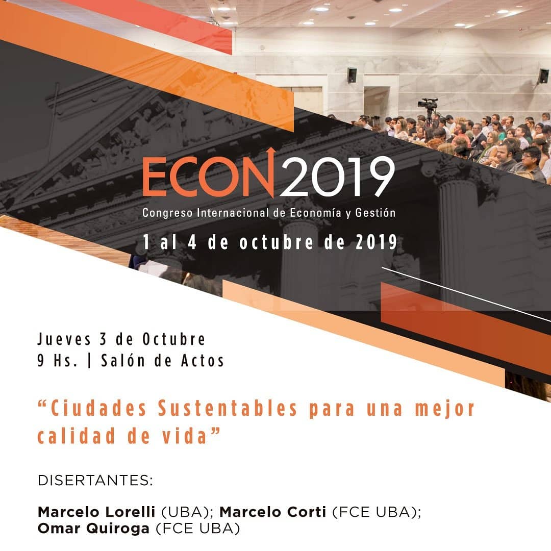 omarquiroga1's tweet image. Comienza el XIII Congreso Internacional de Economía y Gestión #Econ2019 organizado por @UBAeconomicas 
Un privilegio formar parte de su organización integrando su Comité Ejecutivo desde su primera edición en 2007.
Los esperamos en sus múltiples actividades abiertas y gratuitas.