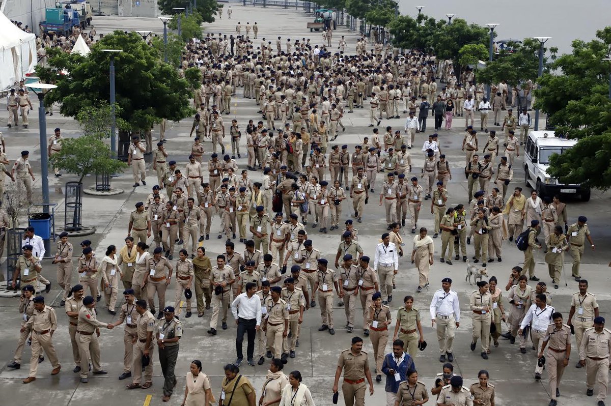 News pictures from Amdavad, Gujarat