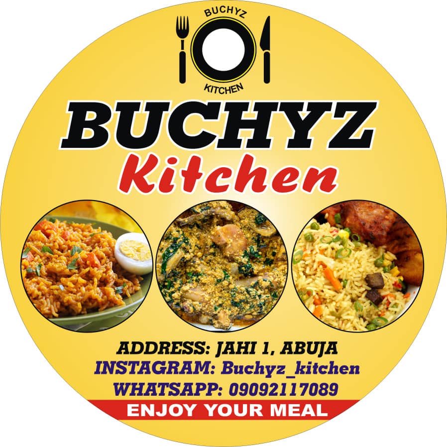 BuchyzK's tweet photo. Welcome to Buchyz kitchen🤗 
Located at jahi 1,Abuja.
where you can order African dishes like; Abacha,isiewu,nkwobi,soup and stew bowls etc. call/WhatsApp; 09092117089 for faster response🤗
We are here to serve 😘
#AbujaTwitterCommunity #abujacook #Nigeria #food https://t.co/SfHBVb1DW8