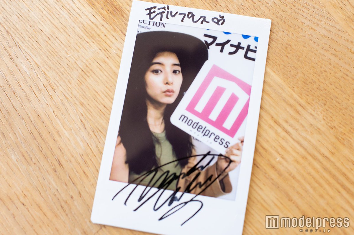 プレゼント😍】 #新木優子 直筆サイン入りチェキを1名様に🎁 ①モデル