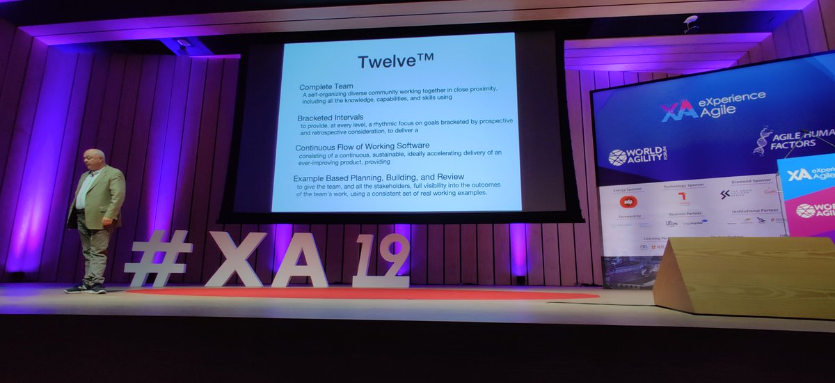 wouterla's tweet image. #XP taken to twelve would look like this. @chethendrickson #XA19 #experienceagile