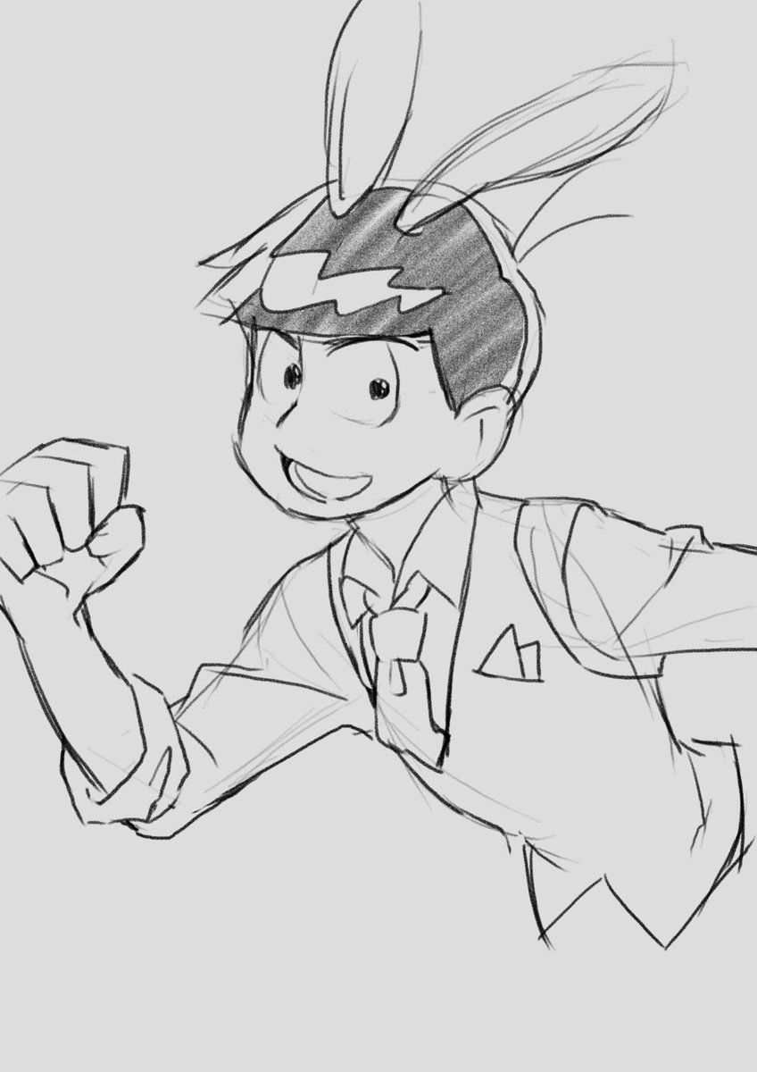 とりあえず一枚。松の輪郭は手が覚えてていいね #落書き https://t.co/X89OYfSEm5 