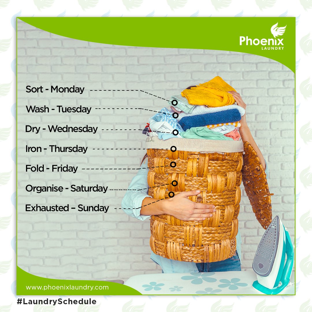 Phoenix4laundry's tweet photo. Typical lifestyle of people who haven't tried #PhoenixLaundry
#LaundrySchedule
7045905311
#Phoenix4laundry: https://t.co/O3IUyzmOVB
#Garment #Weekends #Weekday #Wash #Dry #Iron #Fold #Repeat #Fresh #LaundryDay #Flaunt #Butler #YesICan #Designer #Apparel #Clothing #PremiumLaundry https://t.co/Tkesn7feeu