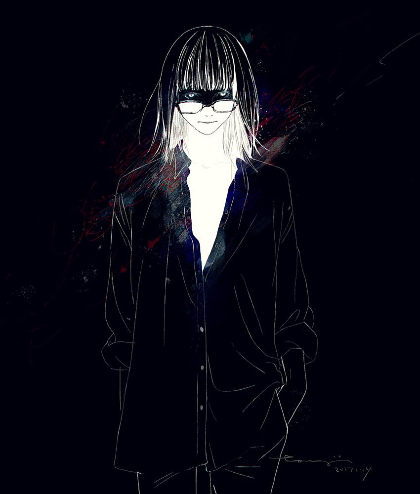 「#メガネの日 」|丹地陽子のイラスト