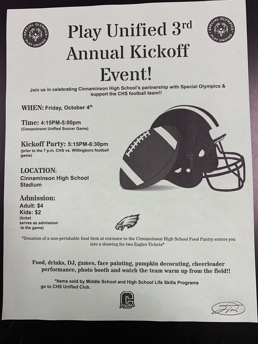 Cinnaminson High School Unified Sports tweet media