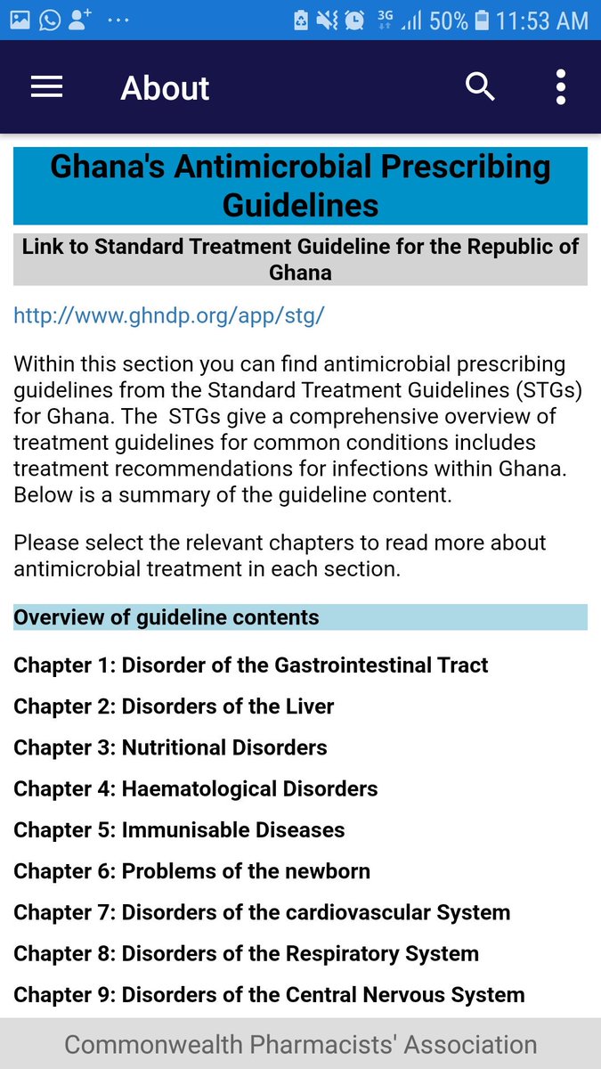 #Ghana @MoHGhana
#CwPAMs APP. A good way to start Antimicrobial Stewardship in Ghana. Am loving this app.😍

#GhanaSAPG @Frankerr1F @jacquisneddons