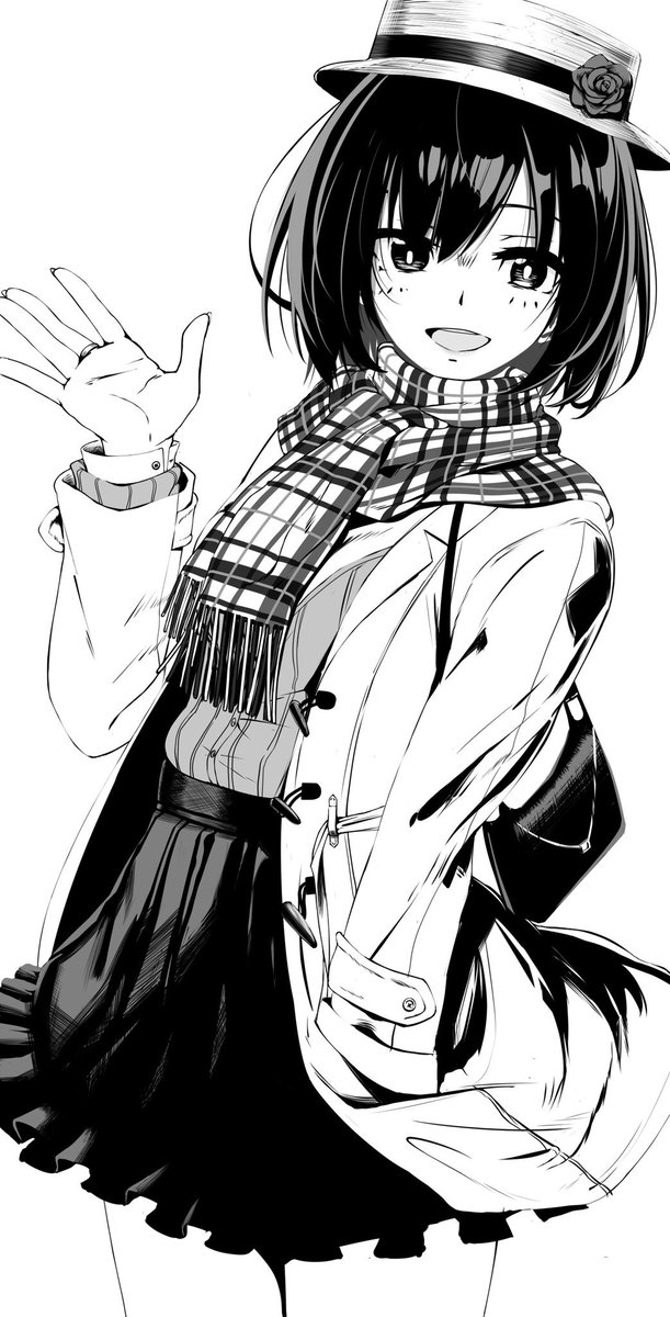 モノクロファッションたびたび描いてます。🎨🎨🎨
#新規フォロワーさん向けに過去作を上げてみる 