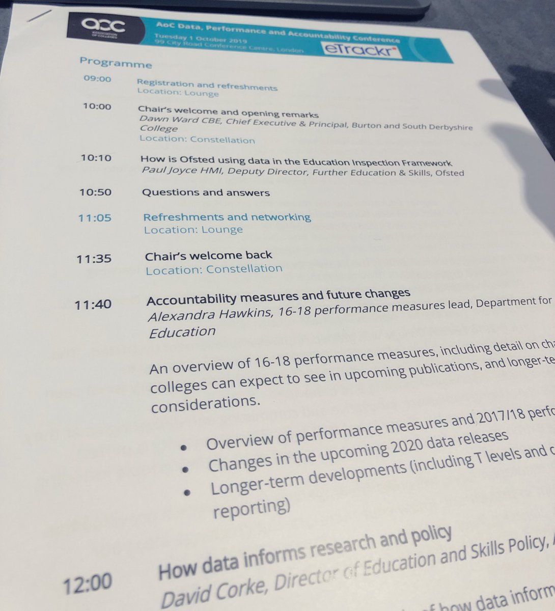 jamie_leahy's tweet image. 📊📈#AoCData Conference at @99CityRoad 📈📊

Very insightful morning that will help shape the future of our Quality Assurance mechanisms to benefit all learners @CalderdaleCol 🏫