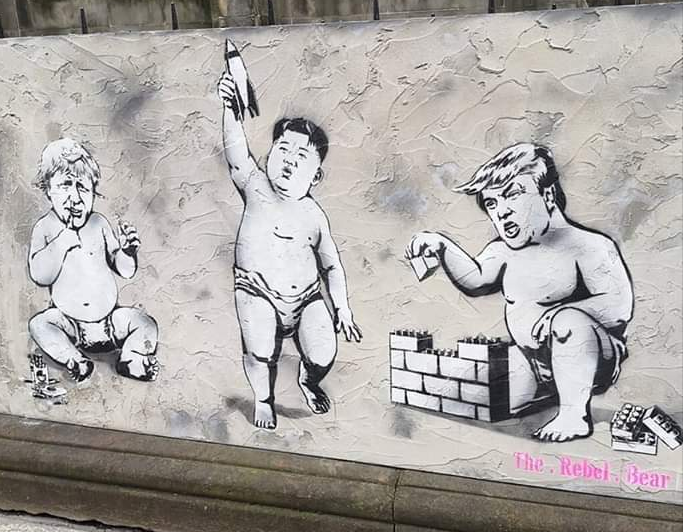 Banksy spot on again #Banksy #politics