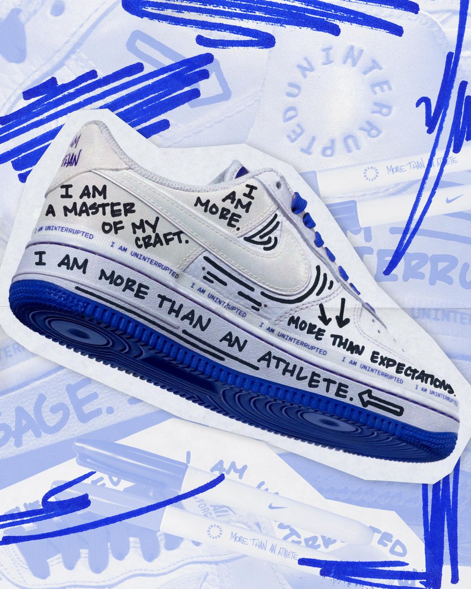 derrota Instantáneamente Auckland UNINTERRUPTED on Twitter: "Throw out the blueprint &amp; write your own  story. Introducing the @uninterrupted x @nike Air Force More Than ____,  available 10.7 on https://t.co/j7gklRsgdU. #MoreThanAnAthlete  https://t.co/WLCWKQmRbi" / Twitter