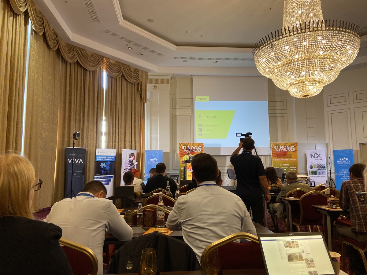 RotariuBogdan's tweet photo. @virgil_T Great DDoS presentation Virgil at #ronog #chroot #voxility https://t.co/AZRBHCDopc