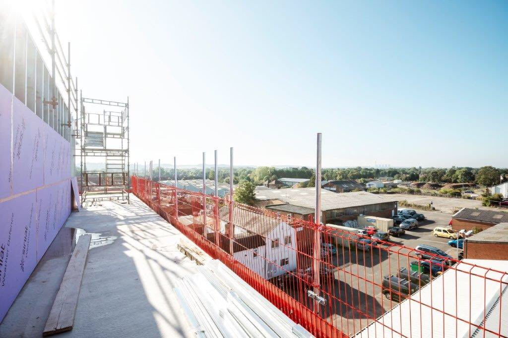 bandkbuild's tweet photo. Latest pictures by @bandkphoto from the project by our #bkps team in Beeston for @PeverilHomes & @CharterpointG where we are building a new grocery store with apartments above designed by #Nottingham architect @MCaArchitecture #webuild 1/2 https://t.co/EBXx1q1BdC