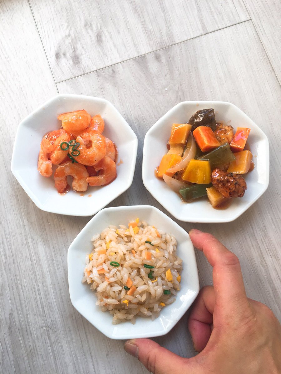 食品サンプル リベンジの「ミニ酢豚」#食品サンプル #中華 #ミニチュア