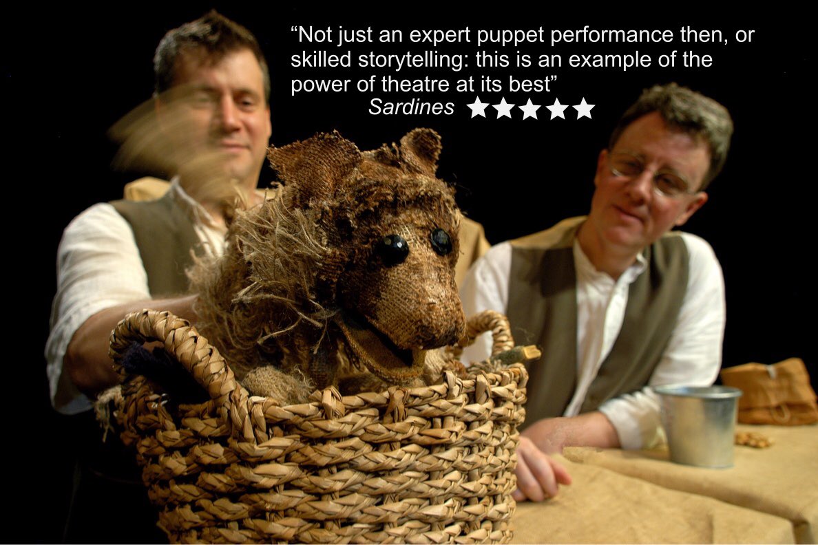PuppetStateThtr's tweet photo. Looking forward to bringing Elzéard and Dog from #TheManWhoPlantedTrees to @LiveBorders #TowerMill on Friday 11th October at 3.30pm. https://t.co/ZM8jeWZa3g #ScottishBorders https://t.co/BCkkBVDNwW