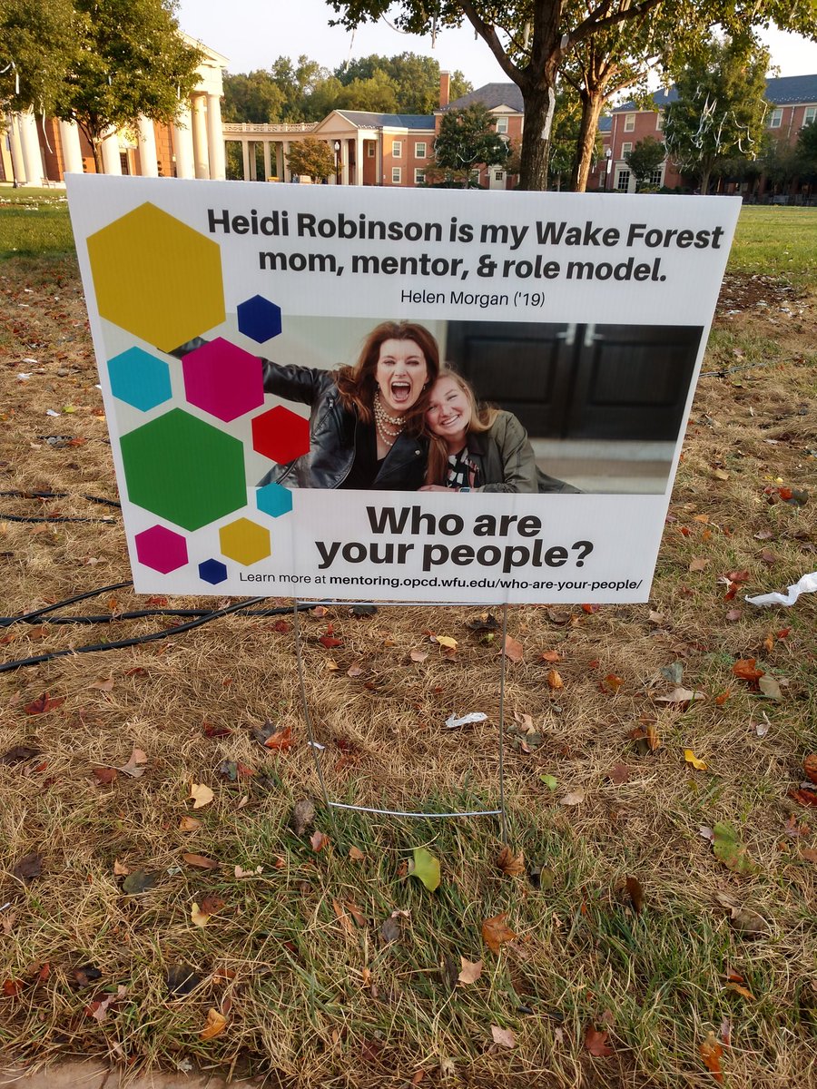 WFU Mentoring (@wfumentoring) on Twitter photo #WhoAreYourPeople? Find yours at mentoring.opcd.wfu.edu #WhoAreYourPeople? Find yours at mentoring.opcd.wfu.edu