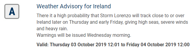 Met Éireann tweet media