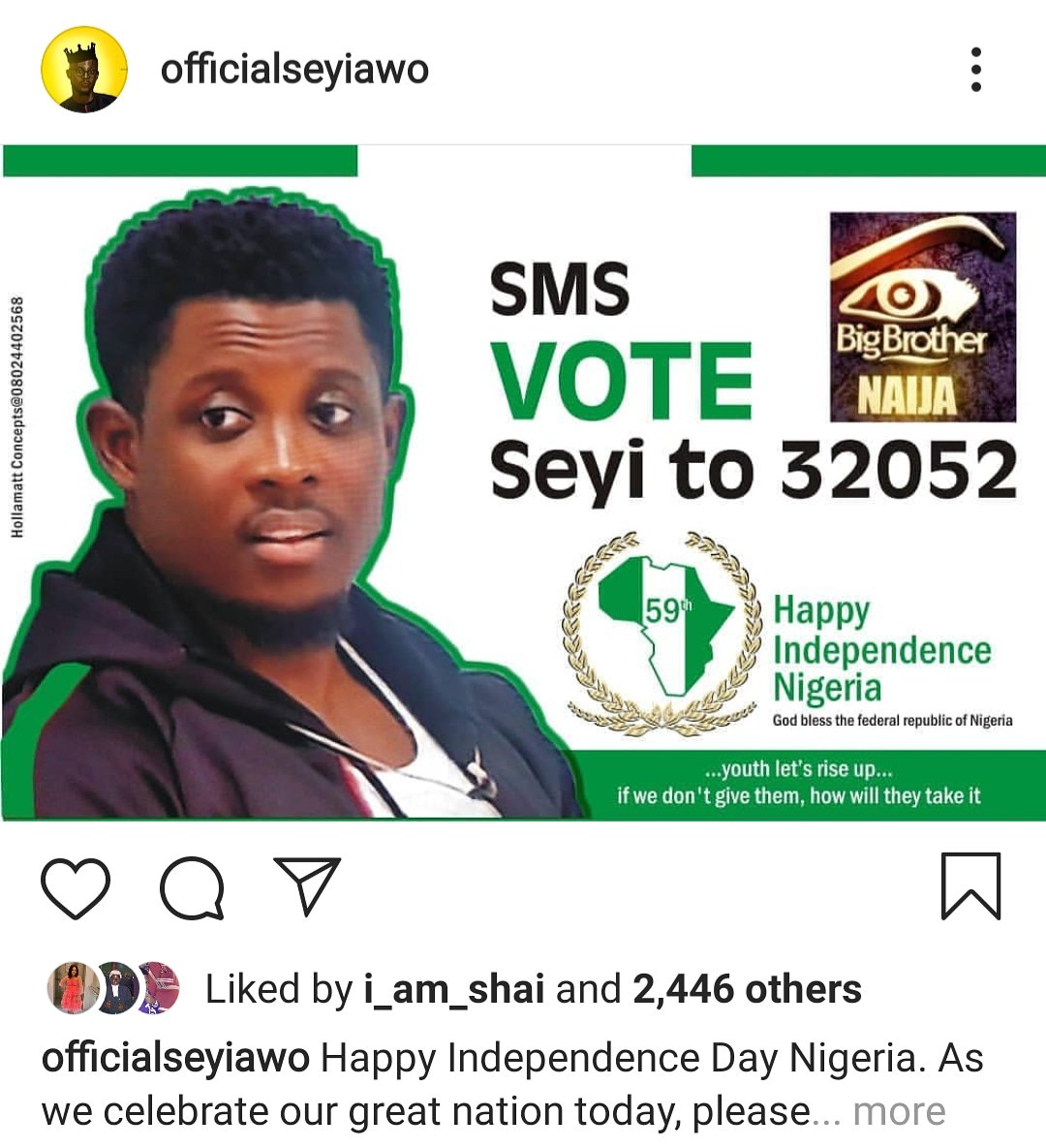 DeleMomodu's tweet photo. The Lord is with you all the way, the fine gentleman with plenty of brains... Time to prove that the Big Brother Game is both entertainment and brilliance... I'm assured you will make a good Ambassador and role model... https://t.co/nLCJ6aMcJk
