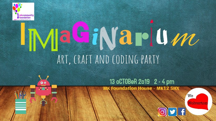 Join us for a different unplugged afternoon. Make a robot, be a robot and instruct a robot. Play with shapes and colors and much more. 

The event is open to all and is donation only. The event is supported by funding from <a href="/MKComFoundation/">MK Com Foundation</a> 
more info at: facebook.com/events/5485241…