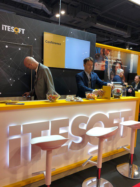 ITESOFT's tweet photo. RDV sur le stand #ITESOFT C18 @SalonsSolution1 : prêt à vous acceuillir pour parler #Capture d'information #Automatisation des Processus #Détection des risques https://t.co/yHaYlOAkwp