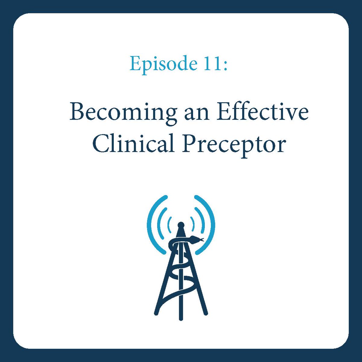 AirwaveEducator's tweet image. Are you a clinical educator or interested in precepting? This month we devote another episode to enhancing bedside &amp;amp; clinic teaching with strategies to incorporate #MedEd in the busy healthcare setting. tinyurl.com/y58o7bb3