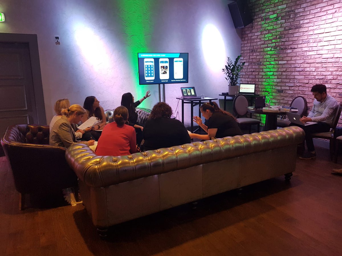 sandford_julie's tweet photo. We’re taking members through the journey of planning an event at Meetings Master: The Event this afternoon, with 4 zones covering key aspects. Planning is in full swing! #mmtheevent #meetingsmaster #eventplanners https://t.co/BIAFq6Hq6y